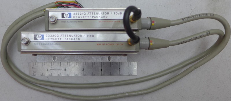 Attenuator Set Agilent/HP 33320G(8494G) and 33321G(8495G) w/Viking Cables #7