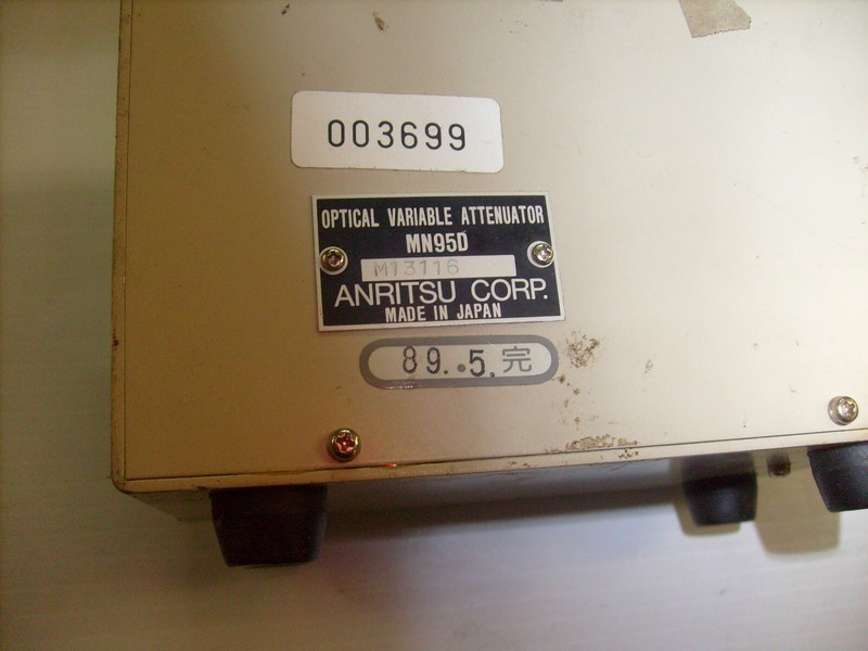 Anritsu MN95D Optical Variable Attenuator gallery