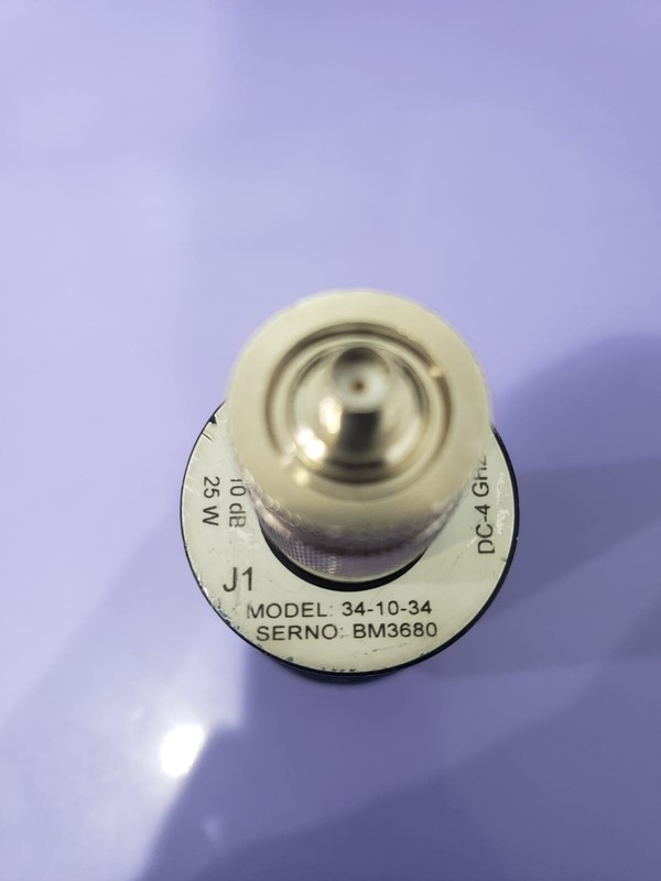 Weinschel Model 34 Coaxial Attenuator 10 dB, dc - 4.0 GHz, 25 W gallery