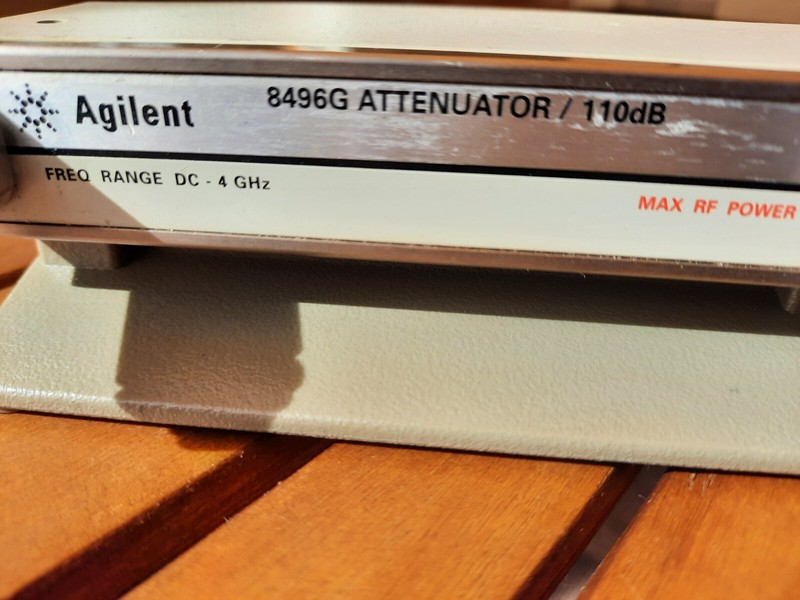 8496G Agilent / HP Programmable Step Attenuator DC-4GHz 110dB N Female gallery