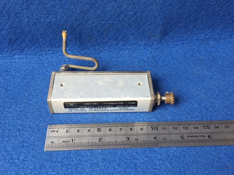 HP 5086-7362 Attenuator, 70 dB, DC -18 GHz.