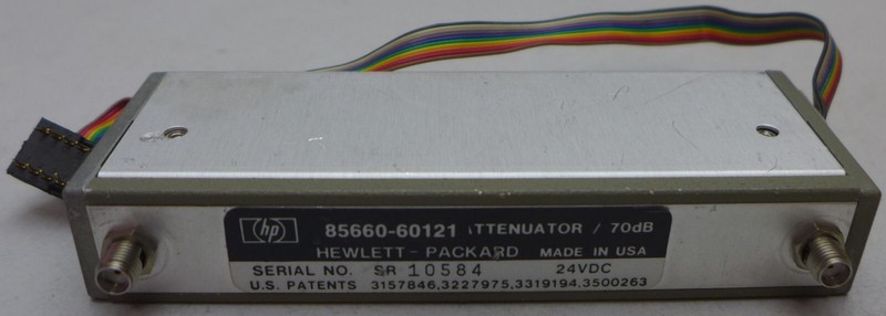 Agilent/HP 85660-60121 Programmable Attenuator 24V DC-18 GHz 0-70 dB 10 dB steps gallery
