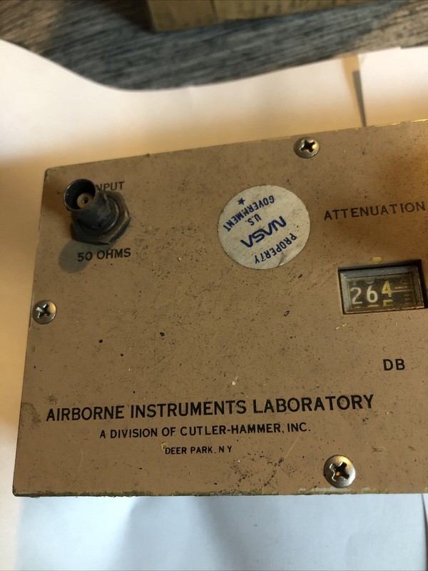 Property Of NASA Airborne Instruments Laboratory Type 30 Precision Attenuator gallery