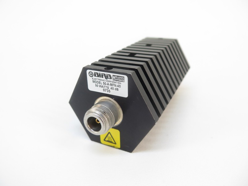 Bird 50-A-MFN-40 DC to 3GHz Bi-Directional Attenuator 50 Watts, 40 dB, N(M)-N(F) gallery