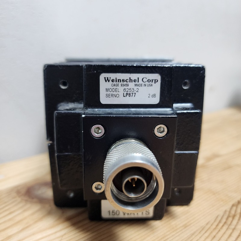Weinschel 6253-2 62532 Fixed Coaxial Attenuator