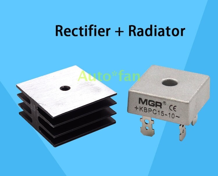 10Pcs New Single Phase Rectifier Bridge Module KBPC 15A 20A 35A AC To DC 12V 24V gallery