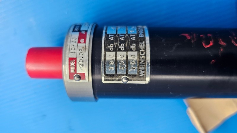 WEINSCHEL 10-20, -20.02 db RF Coaxial Fixed Attenuator Unit gallery