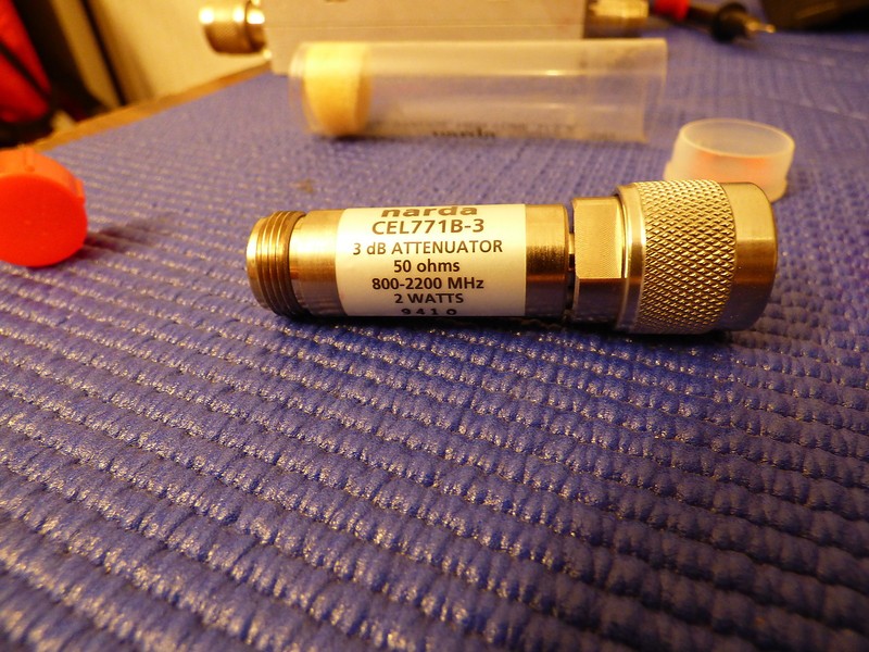 Narda 3dB Attenuator with N Connectors 2 Watt 771B-3