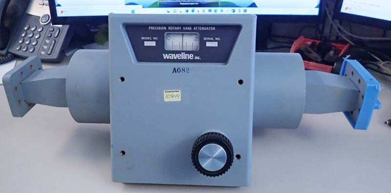 WAVELINE 5922R RACK MOUNT DIRECT READING ROTARY VANE ATTENUATOR 0-60dB