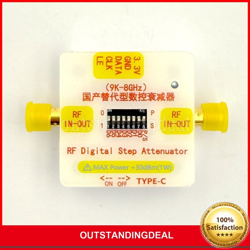 9kHz-8GHz Digital Programmable RF Adjustable Attenuator w/ SMA Female Connector gallery