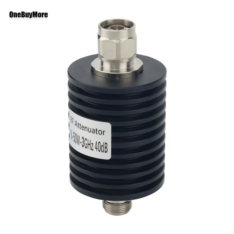 N Type 50W 40DB 3G RF Attenuator Coaxial Attenuator Designed with N-JK Connector gallery