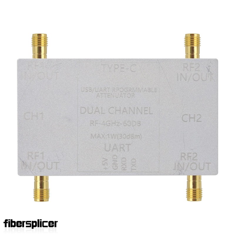 RF-4GHz-60DB Dual Channel Programmable Attenuator RF Attenuator w/ Type-C Cable gallery