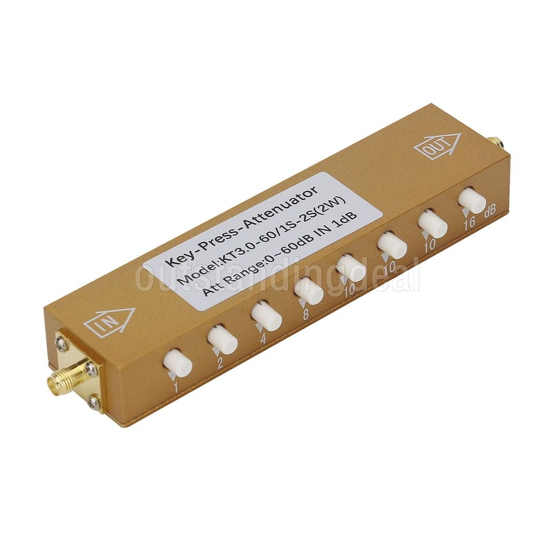 SMA-KK Type 0-60dB 0-3GHz RF Adjustable Attenuator Digital Step RF Attenuator sz