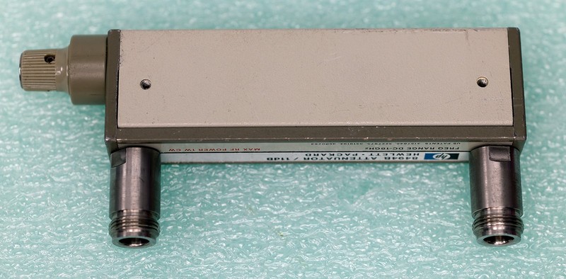 HP Agilent Keysight 8494B Attenuator DC-18 GHz 0-11dB in 1 dB steps, N(f) Conn gallery