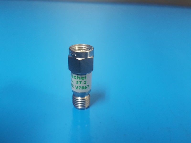 Weinschel 3T-3: Coaxial RF Attenuator 2 W, DC-12.4 GHz (V7057) gallery