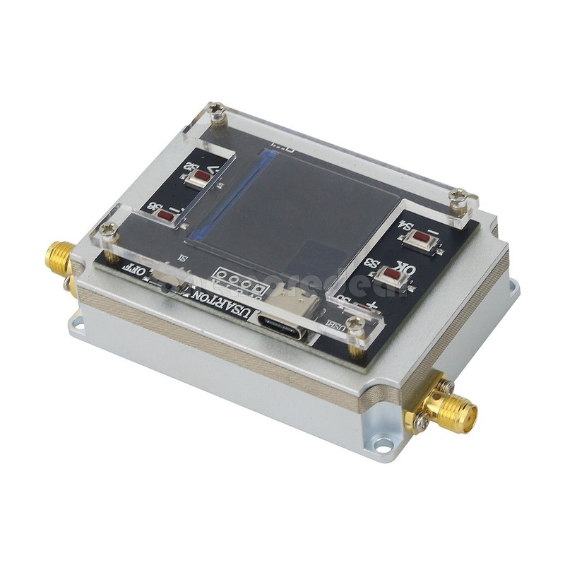DC-8GHz/3GHz Digital Programmable Attenuator CNC Isolation Attenuator 1.3" TFT gallery