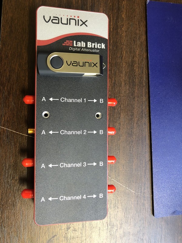 vaunix LDA-602Q 200 – 6,000 MHz 4-Channel USB Programmable Digital Attenuator