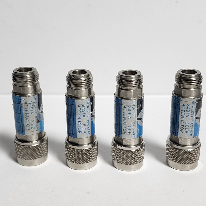 HP 11582A Attenuator Set (8491A 20DB 10DB 6DB 3DB) gallery
