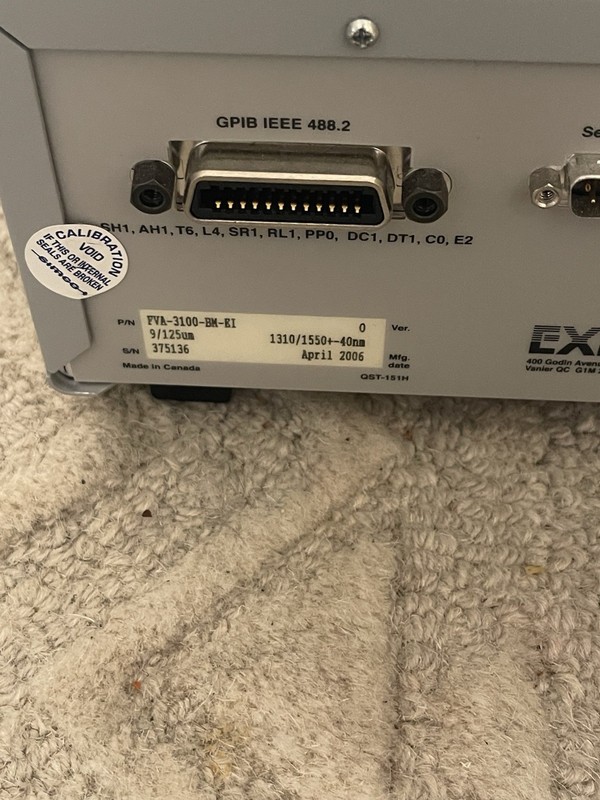 EXFO FVA-3100 Variable Optical Attenuator (OSNR Level) gallery
