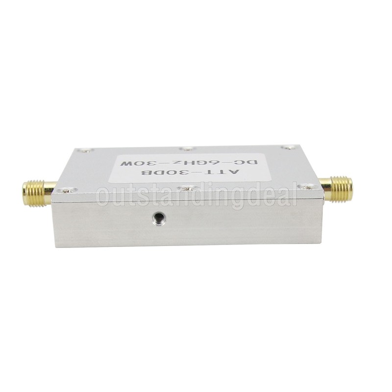 DC-6GHz 30W 30DB RF Attenuator fixed Attenuator SMA Female + SMA Female ot25 gallery