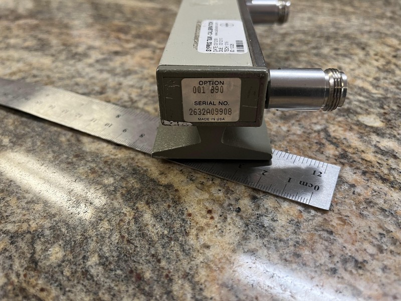 6bb Agilent HP 8496H opt 001 890 Programmable Attenuator, 18 GHz,110dB, 10dB gallery