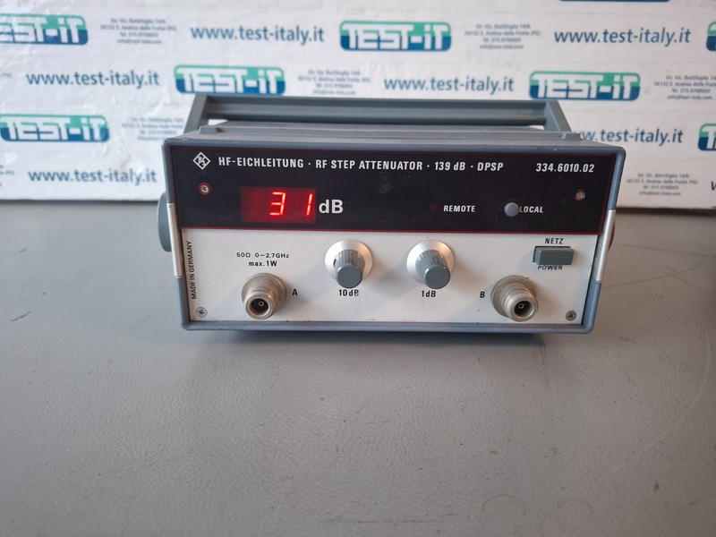 Rohde and Schwarz DPSP 2.7GHz 139dB 50Ohm Programmable Attenuator