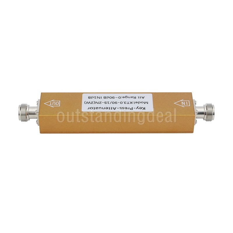 2WN-KK 0-90dB 0-3GHz RF 0-90dB Adjustable Attenuator Digital Step RF Attenuator- gallery