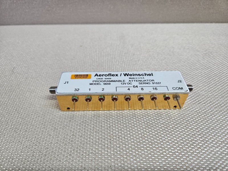 Aeroflex/Weinschel Programmable Attenuator Model 5659 (3200-1) 12VDC gallery
