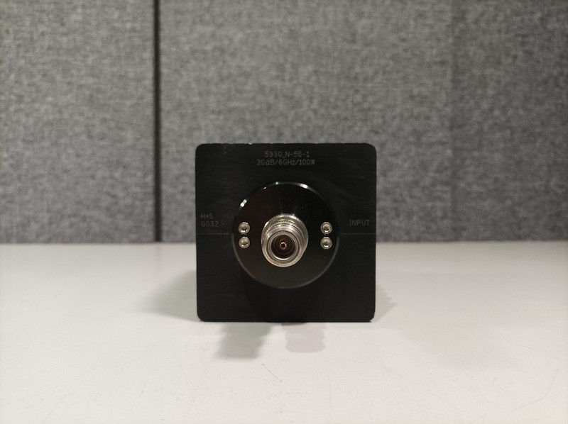 Huber + Suhner 5930_N-50-1, Attenuator, 6 GHz, 100 W, 30 dB #