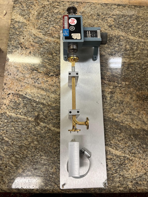 7CC 40-60 GHz Direct Reading Waveguide Attenuator TRG U510 Gold Plated gallery