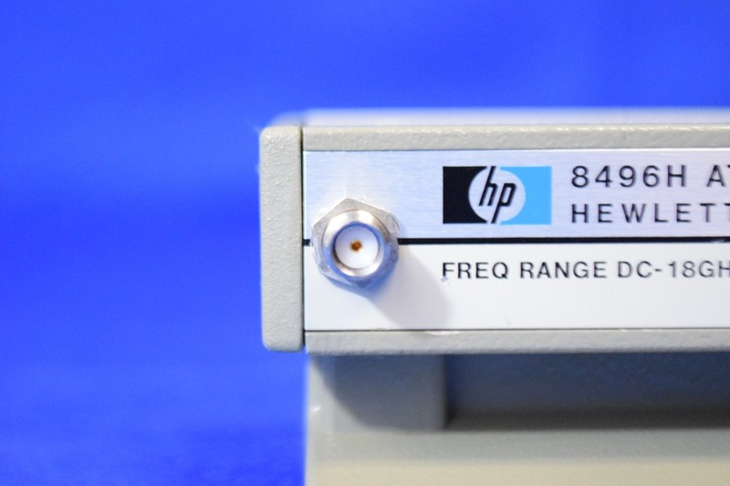 HP 8496H /002 Programmable Step Attenuator, DC to 18GHz, 0 to 110dB, 10dB steps gallery