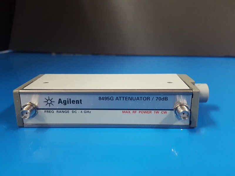 Agilent 8495G: Program Step Attenuator DC-4Ghz 70 dB, W/Opt. 002 011 (0247) gallery
