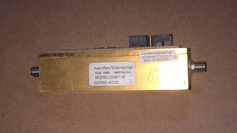 API Aeroflex Weinschel 3206T-1E Programmable Attenuator 0-3GHz 1-63dB range step gallery