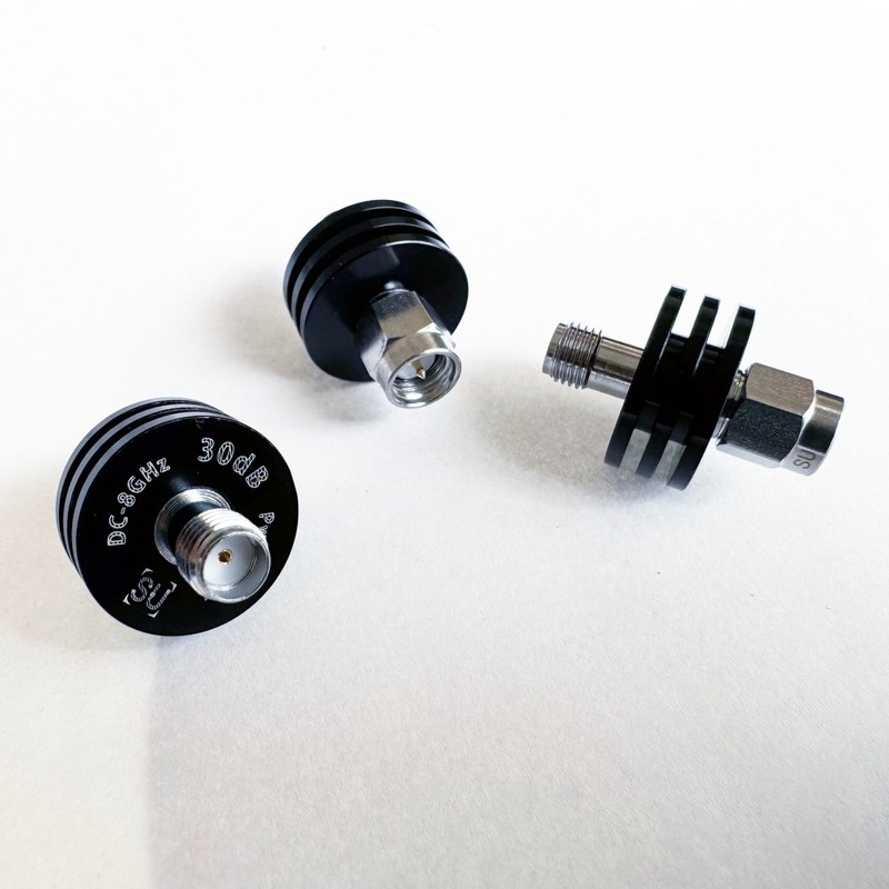 3Watt SMA 10db coaxial fixed attenuator ATT: 1-40dB Frequency DC to 8GHz 50Ohm gallery
