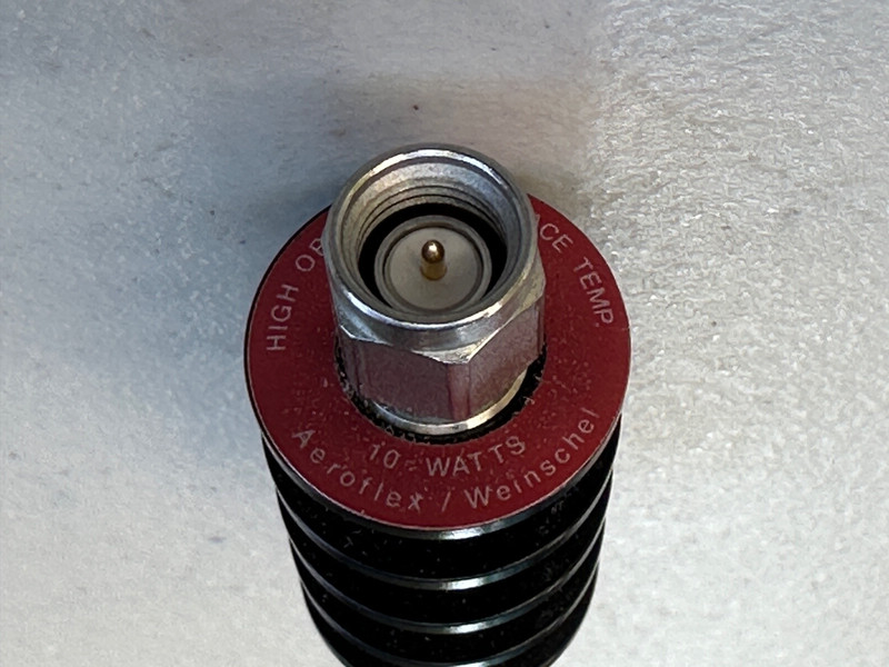 Weinschel 41-10-12 Coaxial Attenuator 10 Watt DC to 18GHz 10dB SMA FREE SHIPPING gallery