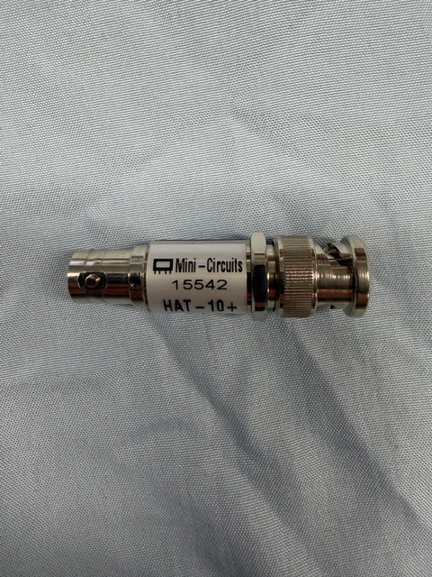 Mini-Circuits 10 dB Attenuator HAT-10+ BNC 50 Ohm 2GHz 15542