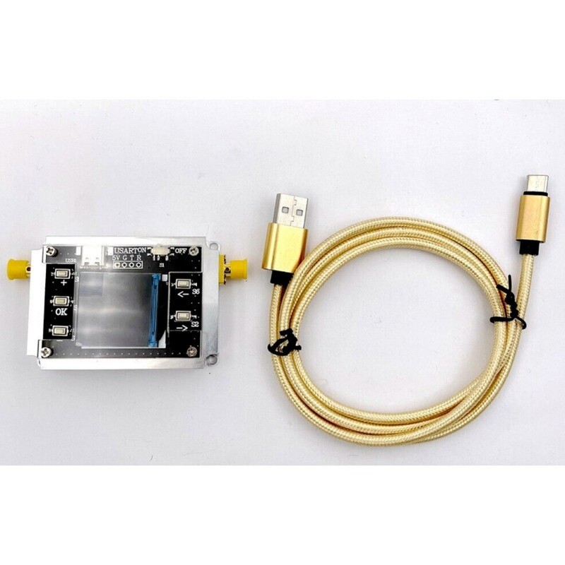 DC-6GHZ 90DB Programmable Attenuator Module RF Attenuator Step 0.25DB 1.3″ OLED