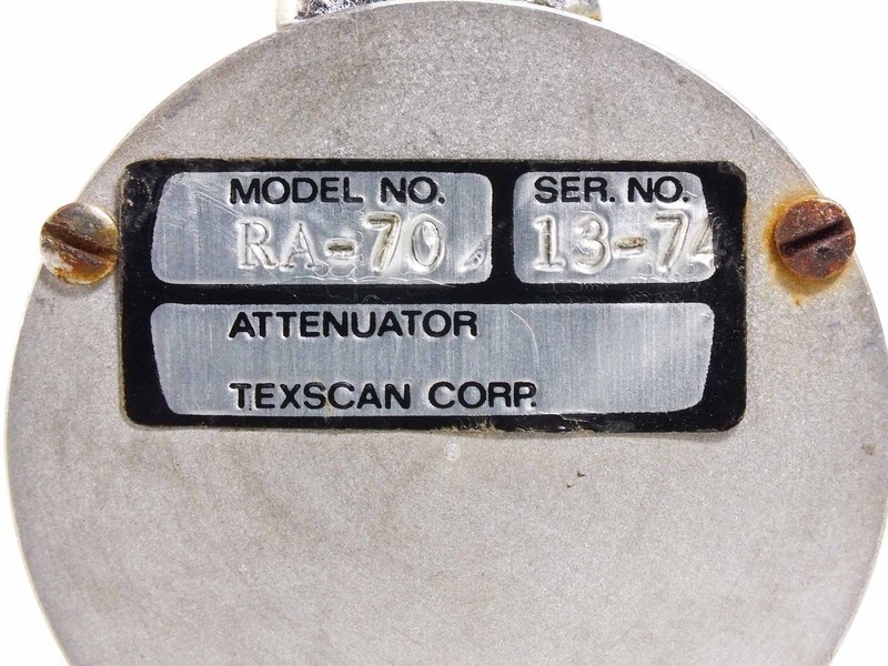Texscan RA-70 Adjustable Step RF Attenuator SMA Connectors 0~78 Ohm Measured gallery