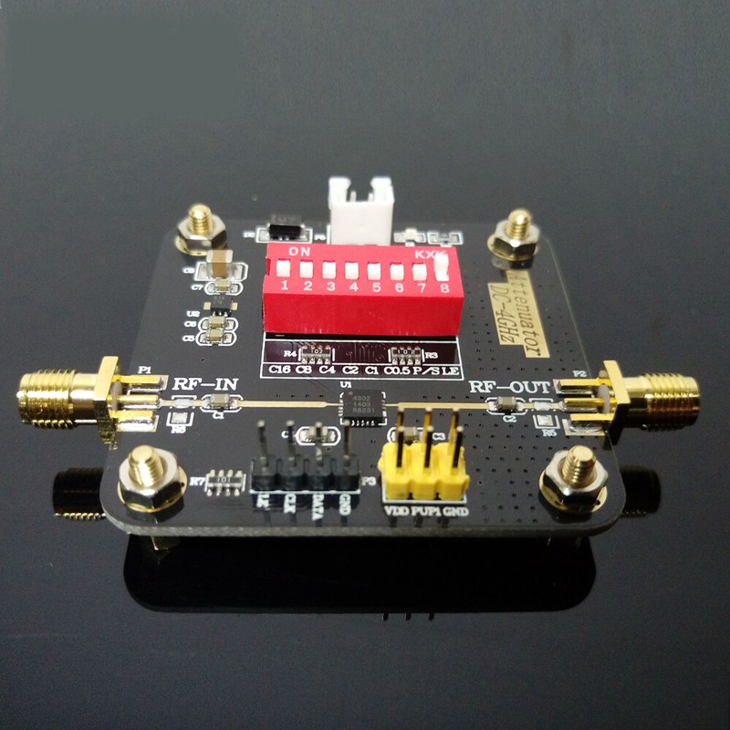 PE4302 Digital RF Attenuator Module DC-4000MHz Attenuation Digital Master Panel gallery
