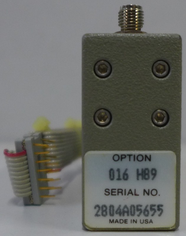 HP 33323K Opt 016 H89 Prog. Attenuator DC-26.5 GHz, 0-90 dB, 10 dB step, 24 VDC gallery