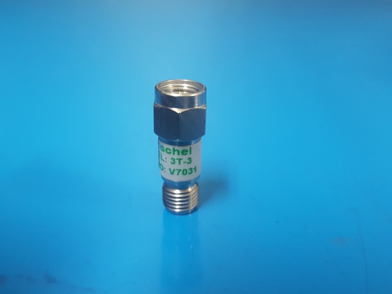 Weinschel 3T-3: Coaxial RF Attenuator 2 W, DC-12.4 GHz (V7031) gallery