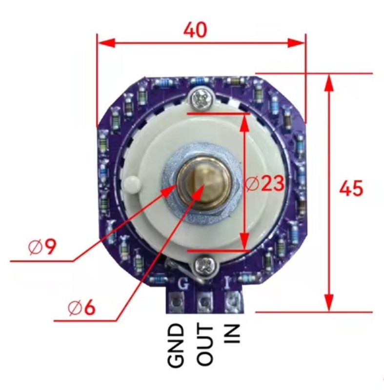 VALAB 24 Step Attenuator 100K Stereo Volume Control Upgrade Vishay - O Shaft gallery