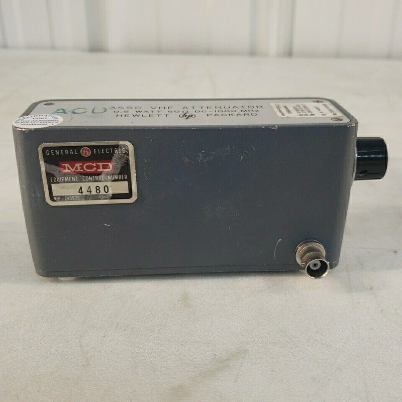 HP 355c VHF Attenuator 0.5W 50 Ohm DC-1000MHz General Electric Adjustable DB gallery