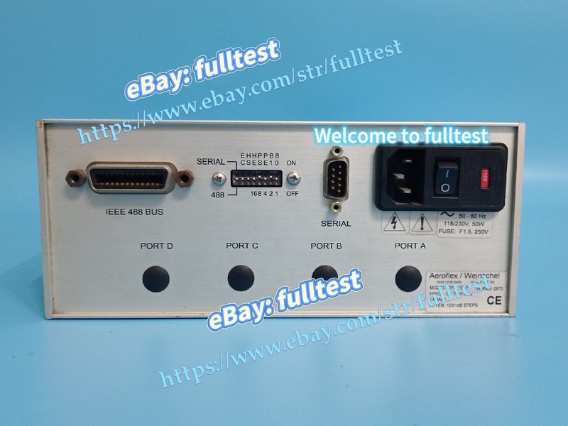 1pcs Aeroflex， Programmable attenuator 8310-325-F, range DC-6GHz-fulltest gallery
