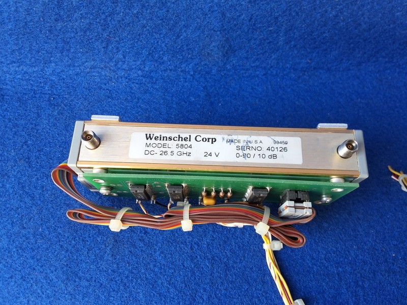 Weinschel Corp. Attenuator Model: 5804 DC-26.5GHz 24V w/ Driver 101BA379. gallery