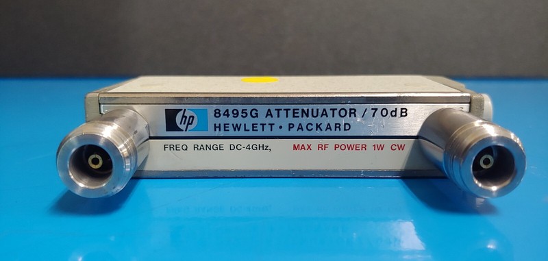 HP 8495G: Program Step Attenuator DC-4Ghz 70 dB, W/Opt. 001 (7456)