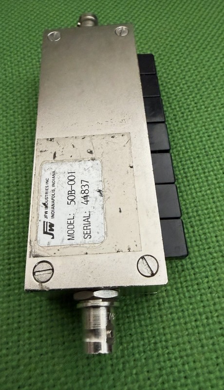 JFW 50B-001 50 Ohm Pushbutton Attenuator DC-750 MHz 0-65dB x 1dB - USED gallery