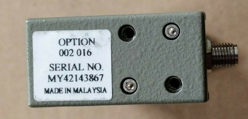 Agilent 8496H programmable attenuator 0-110dB, 10dB steps 24vDC, DC-18GHz gallery