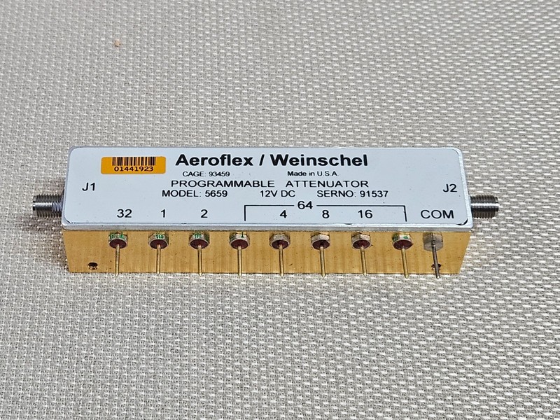 Aeroflex/Weinschel Programmable Attenuator Model 5659 (3200-1) 12VDC gallery