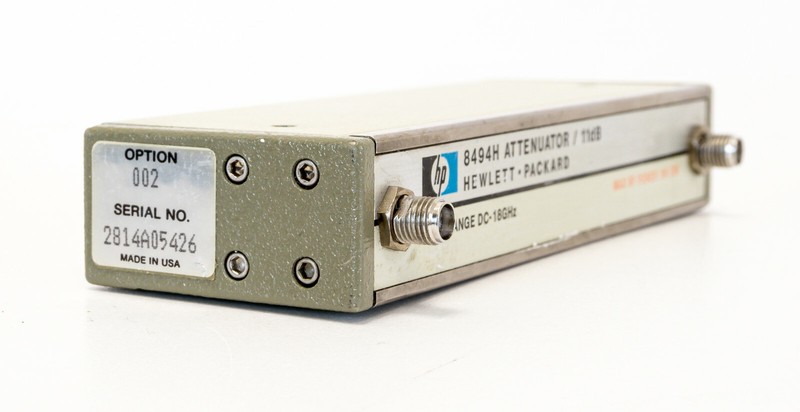 HP Agilent Keysight 8494H STEP Attenuator 18 GHz 11 dB 1 dB step Attenuatore SMA gallery